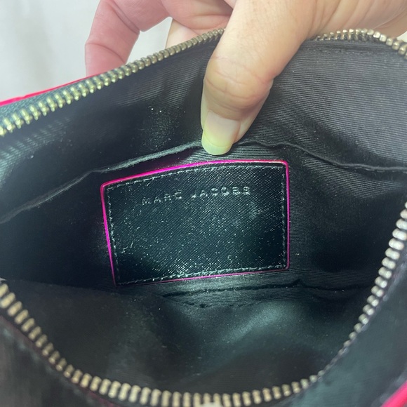 Marc Jacobs The Confetti Snapshot Crossbody Bag with Pink Strap - Picture 7 of 9